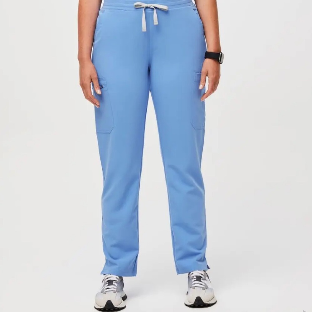 Figs Yola Scrub Pants Ceil Blue